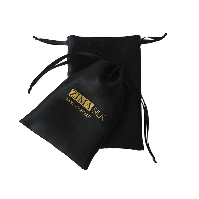 Custom Printed Black Satin Drawstring Gift Pouches For Packaging Jewelry 12x17cm, Black or customized color
Custom Printed Black Satin Drawstring Gift Pouches For Packaging Jewelry 12x17cm, Black or customized color