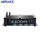 Industrial fanless mini pc Intel Celeron 1037U dual Core CPU 4COM RS232 HTPC Fanless Barebone Mini PC