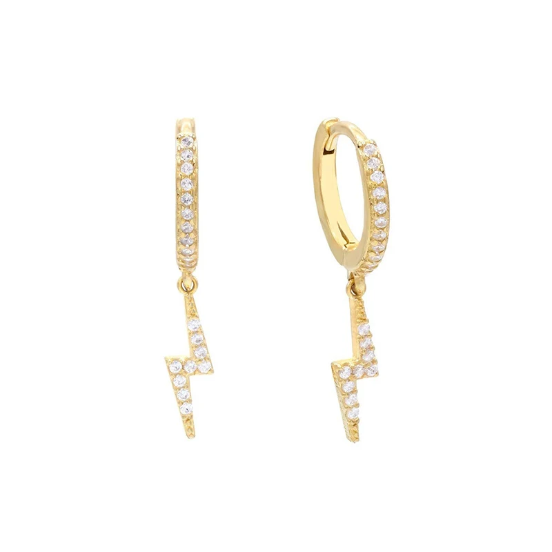CANNER INS Jewelry Korean S925 Sterling Silver Earrings INS Minority Micro Diamond Lightning Buckle Earrings
CANNER INS Jewelry Korean S925 Sterling Silver Earrings INS Minority Micro Diamond Lightning Buckle Earrings