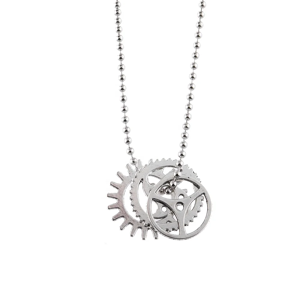 Women's Threaded Gear Alloy Necklace Hollow Wheel Gear Charm Polished Pendants mechanical necklace for men and women, Picture 
Women's Threaded Gear Alloy Necklace Hollow Wheel Gear Charm Polished Pendants mechanical necklace for men and women, Picture