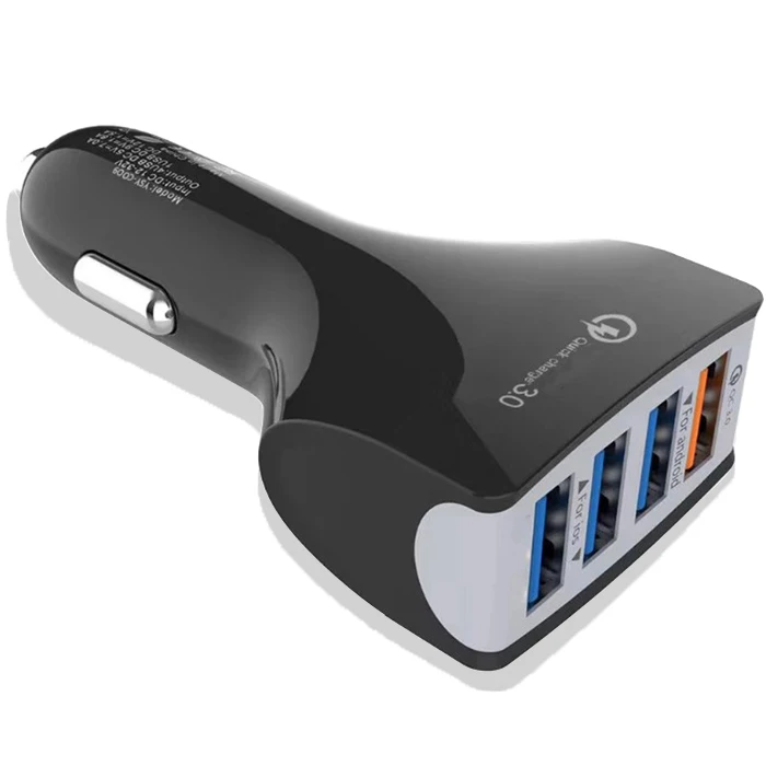 Hot Sale 4USB Car charger Intelligent for Multi-interface Support Quick Charger 3.0 Car Charger, White
Hot Sale 4USB Car charger Intelligent for Multi-interface Support Quick Charger 3.0 Car Charger, White