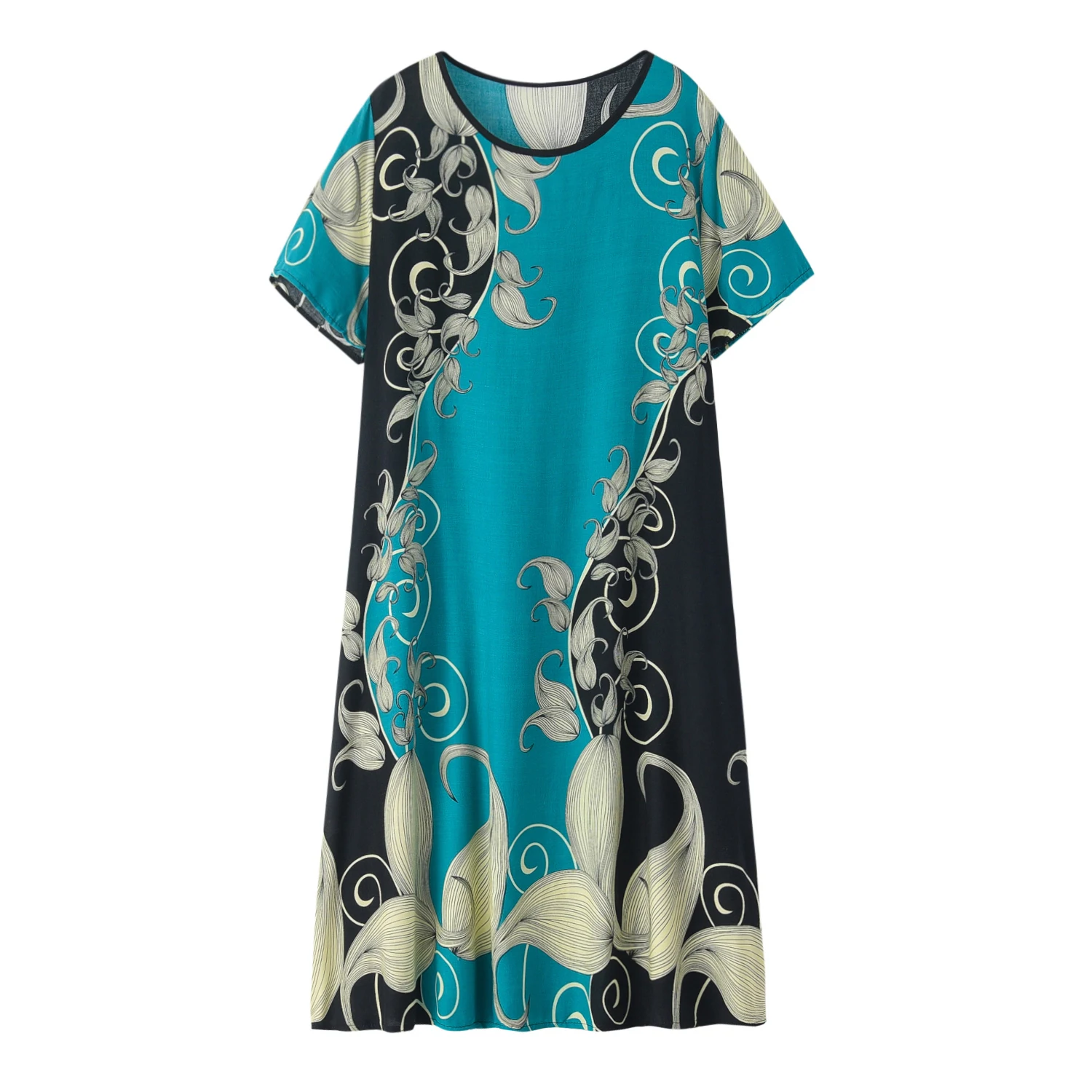 Big yards rayon printing Bump joining together Frock dress with round neck and short sleeves
Big yards rayon printing Bump joining together Frock dress with round neck and short sleeves