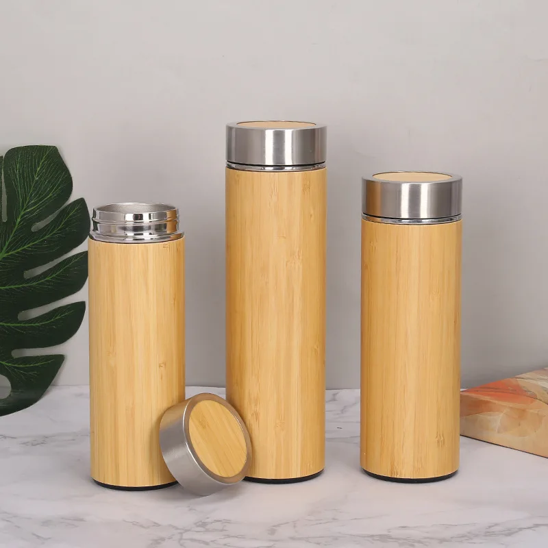 Supply stainless steel vacuum bamboo insulated water bottle creative with filter eco friendly water bottle
Supply stainless steel vacuum bamboo insulated water bottle creative with filter eco friendly water bottle