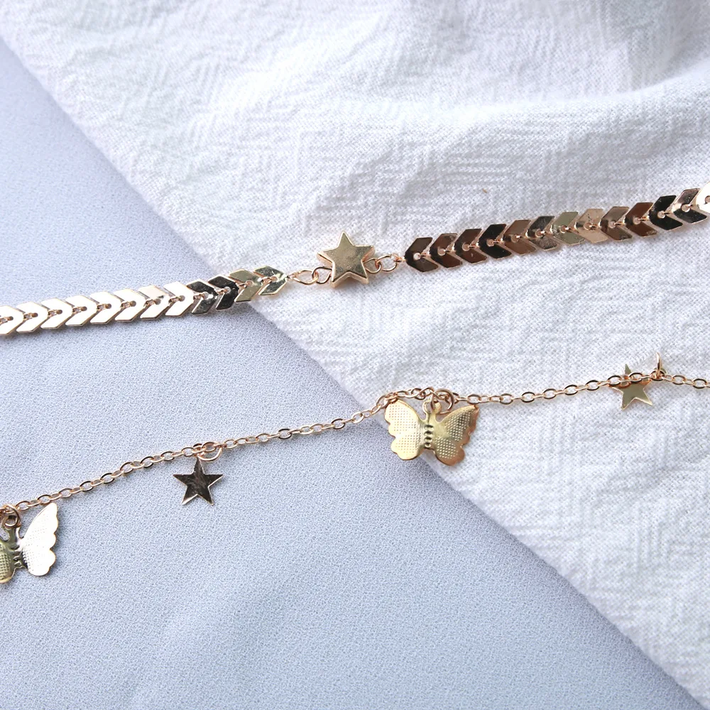 Hot selling Multilayer Butterfly Pendant Necklace Female Butterfly Necklace Fashion Trend All-match Wholesale, Picture shows
Hot selling Multilayer Butterfly Pendant Necklace Female Butterfly Necklace Fashion Trend All-match Wholesale, Picture shows