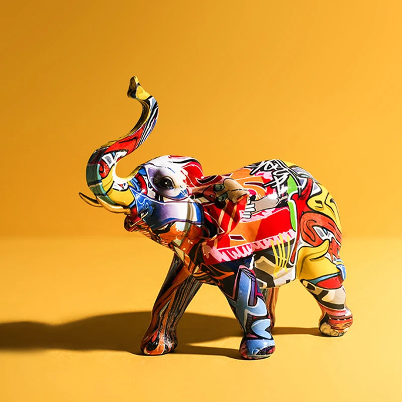 Europe Creative Colorful Elephant Decorations Ornaments For Home Living Room Handmade Craft
Europe Creative Colorful Elephant Decorations Ornaments For Home Living Room Handmade Craft