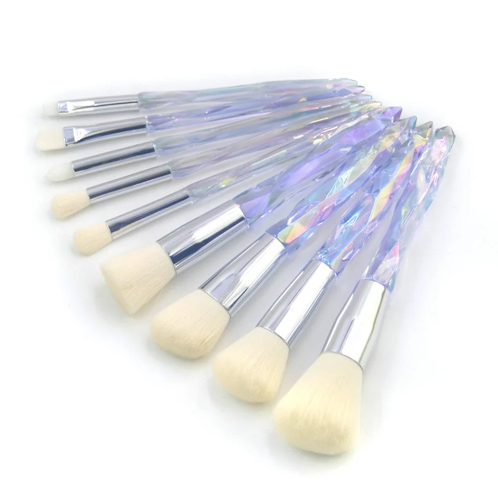 HZM Factory wholesale 10pcs Rainbow diamond makeup brush set professional Makeup Brush Set with diamond bag, Customized
HZM Factory wholesale 10pcs Rainbow diamond makeup brush set professional Makeup Brush Set with diamond bag, Customized