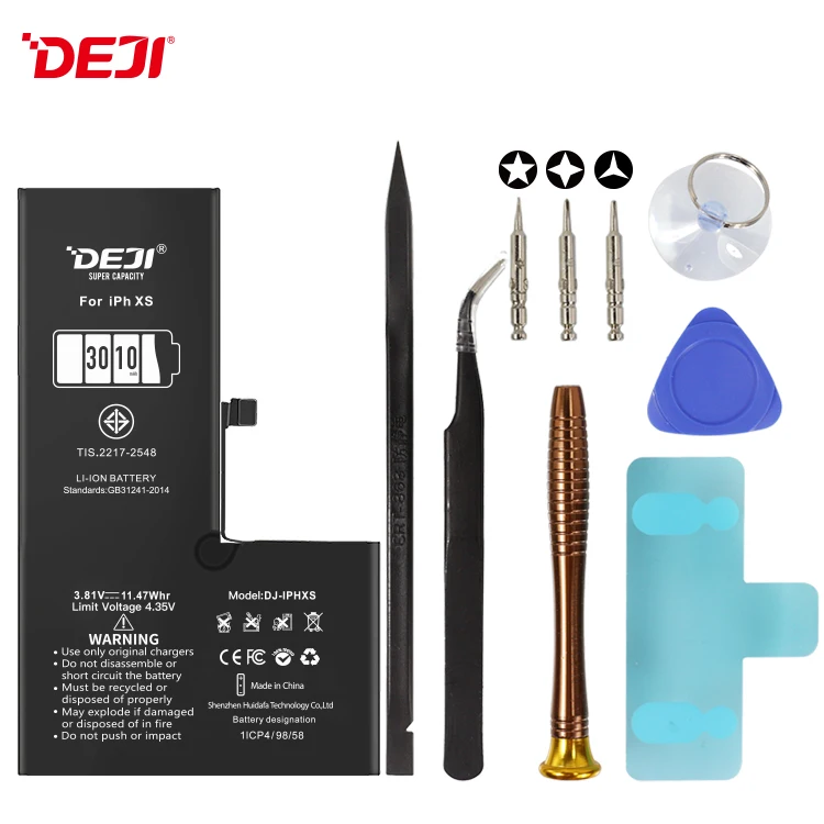 3010mAh Lithium Battery for iPhone XS Real Capacity Cell Phone Battery Replacement Factory Prices
3010mAh Lithium Battery for iPhone XS Real Capacity Cell Phone Battery Replacement Factory Prices