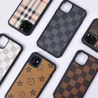 ファッショングリッドバンパーソフトシリコンラバーマット TPU カバースリムフィット最高保護電話ケース iphone 11 プロ 2019