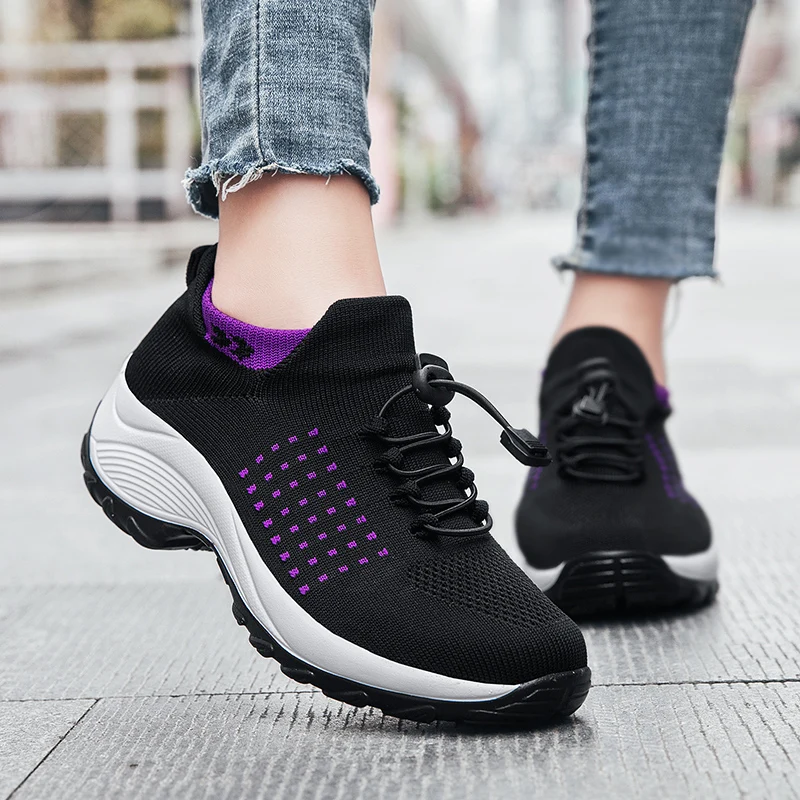 New Platform Ladies Sneakers Breathable Women Casual Shoes ladies Fashion Height Increasing Shoes light Socks sports shoes
New Platform Ladies Sneakers Breathable Women Casual Shoes ladies Fashion Height Increasing Shoes light Socks sports shoes