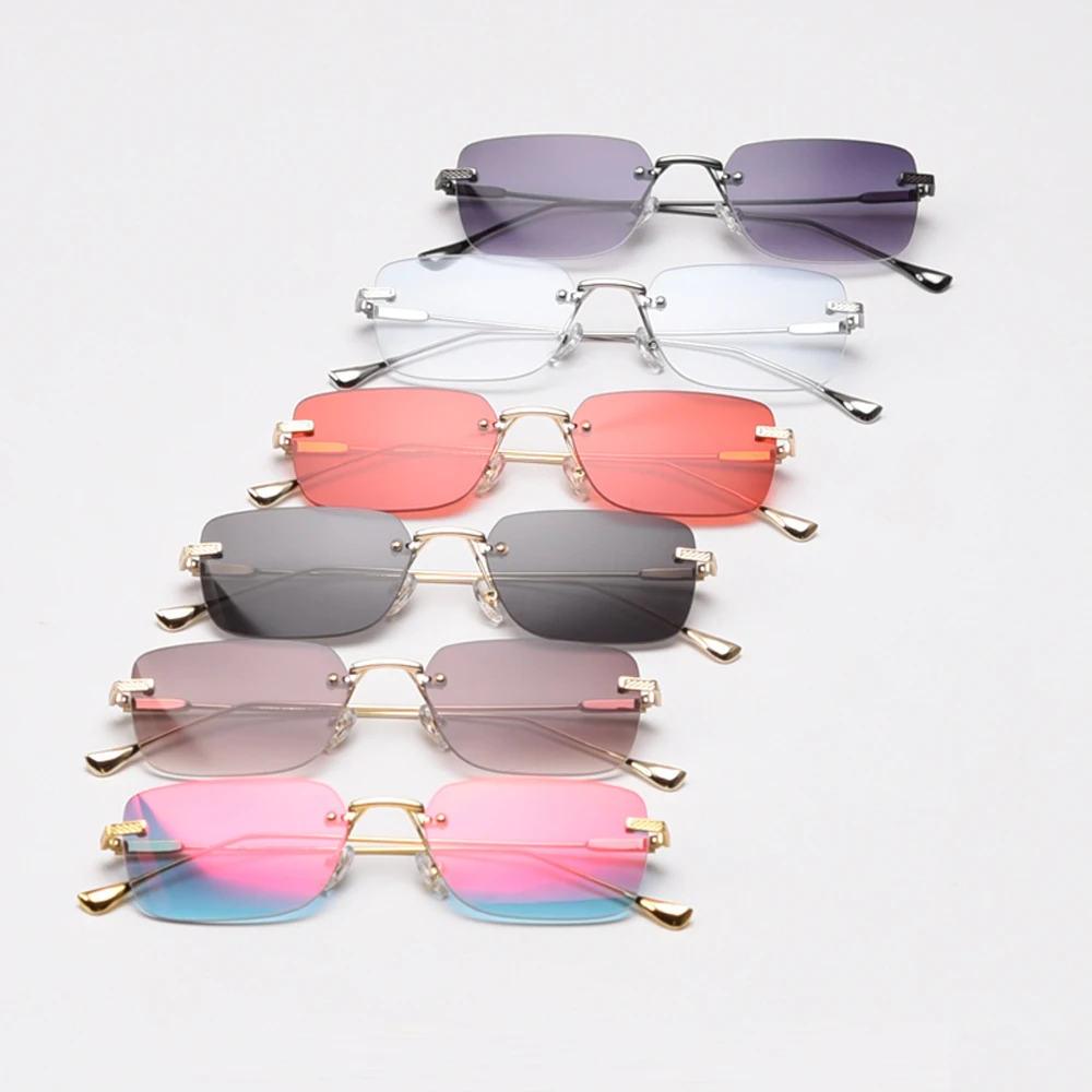 Gold rimless man metal uv400 fashion square sun glasses for women rectangle sunglasses
Gold rimless man metal uv400 fashion square sun glasses for women rectangle sunglasses