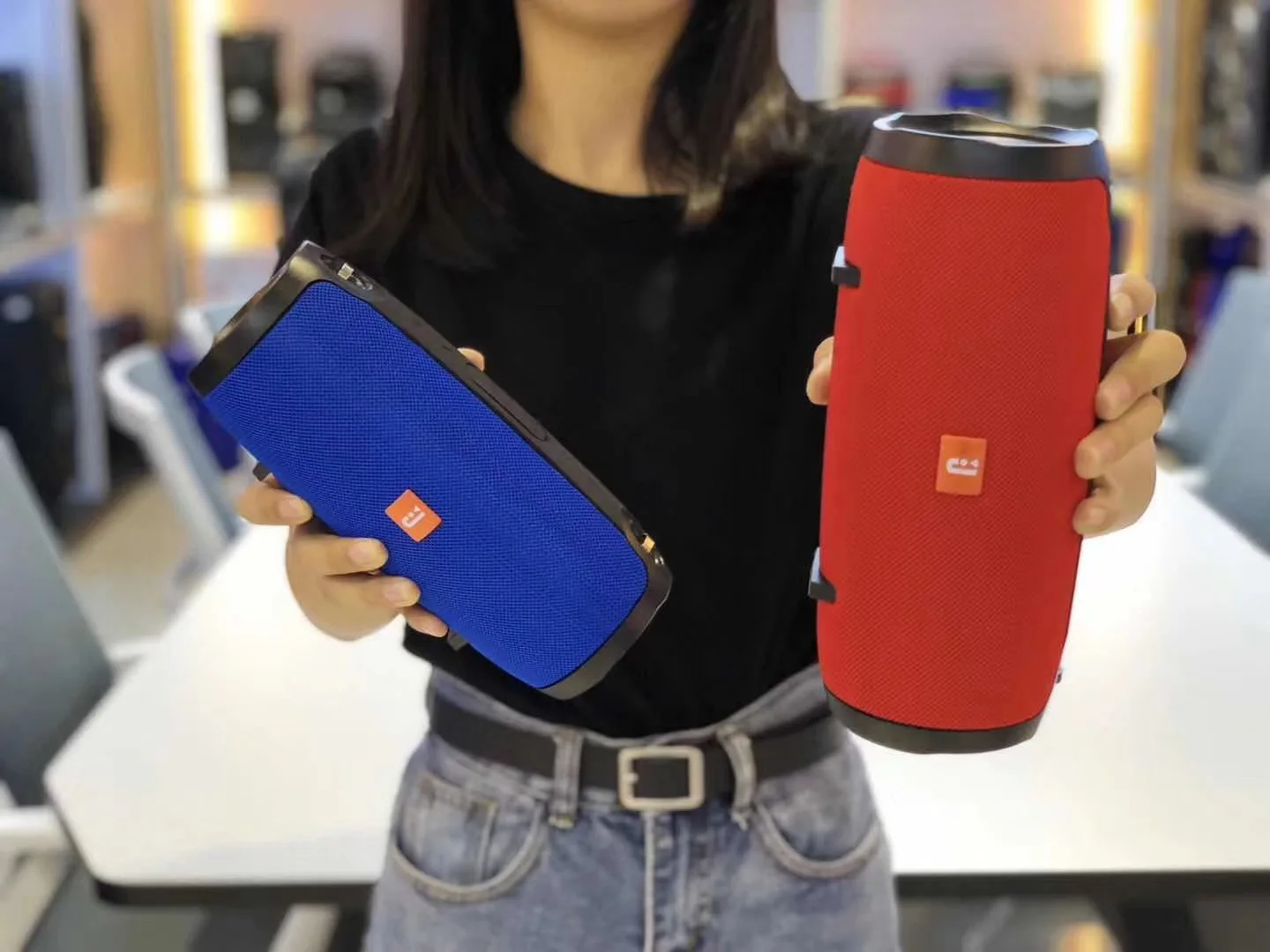 FK21 new Bluetooth speaker portable card bass gun wireless drum Bluetooth speaker - ANKUX.COM