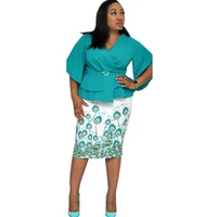 New Arrival Women Summer Ruffles Floral Dress with Belt African Office Midi Dresses
New Arrival Women Summer Ruffles Floral Dress with Belt African Office Midi Dresses
