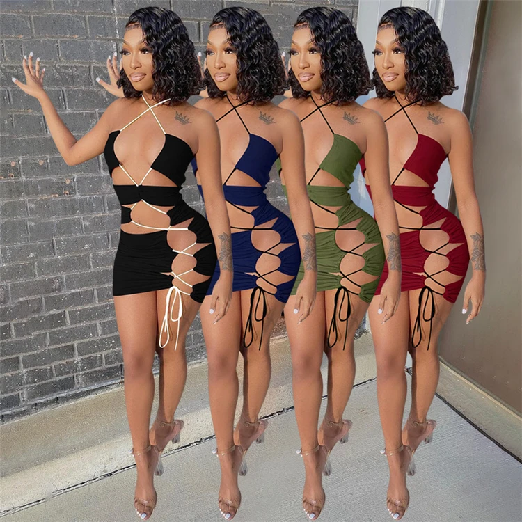 DUODUOCOLOR Spring and summer new irregular draw rope sexy club wear sexy slim strapless womens mini dresses D97317
DUODUOCOLOR Spring and summer new irregular draw rope sexy club wear sexy slim strapless womens mini dresses D97317