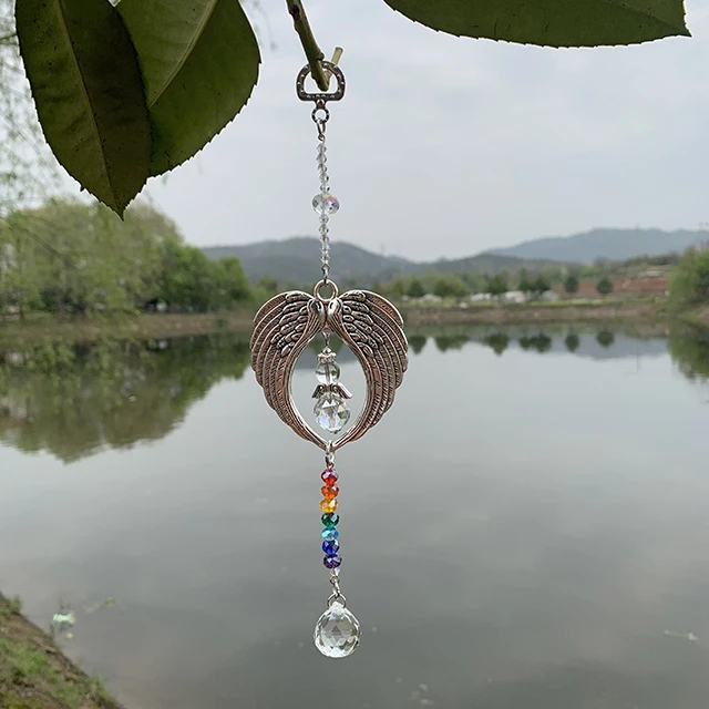 Luck catcher guardian Angel window wall decoration Crystal natural stone 7 Chakra signs crafts home decor
Luck catcher guardian Angel window wall decoration Crystal natural stone 7 Chakra signs crafts home decor