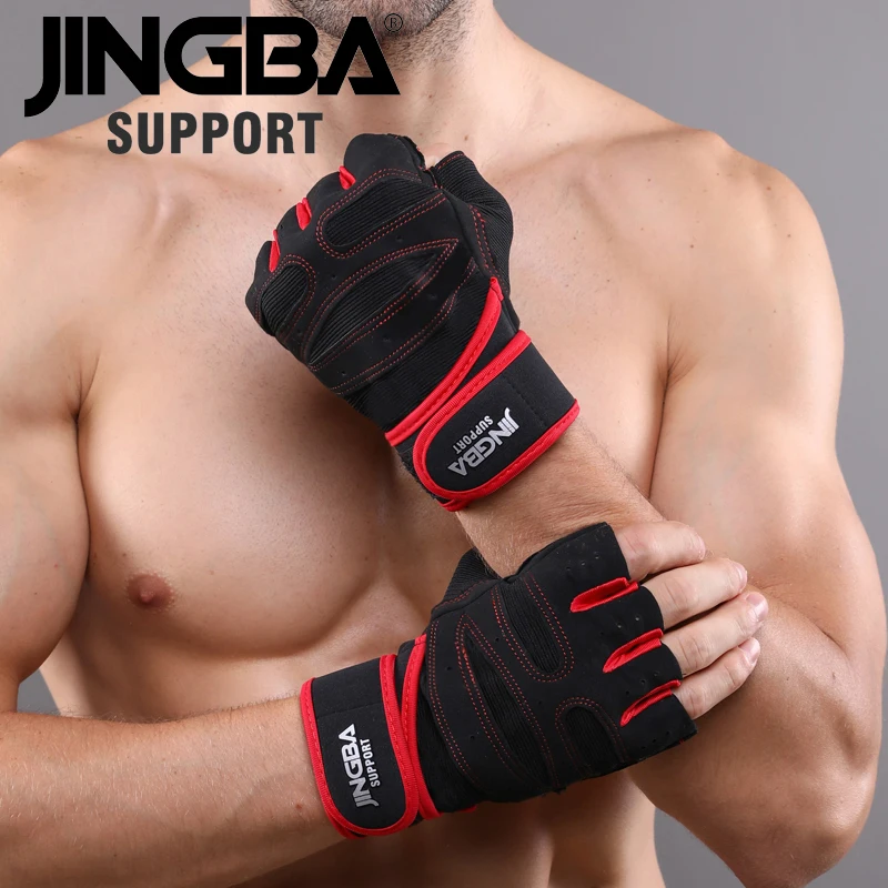 JINGBA Manufacturer Adjustable wholesale custom LOGO light half-fingers sports gym gloves weightlifting Cycling Workout
JINGBA Manufacturer Adjustable wholesale custom LOGO light half-fingers sports gym gloves weightlifting Cycling Workout