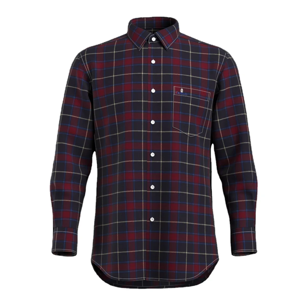 Men's Shirt 100% Cotton Classic Flannel One-Side Brush Big Checks Long Sleeve for Men's
Men's Shirt 100% Cotton Classic Flannel One-Side Brush Big Checks Long Sleeve for Men's