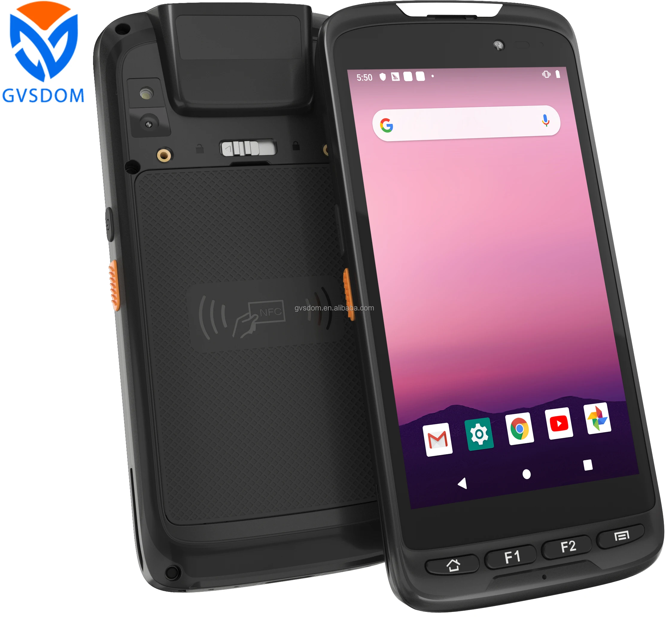 GVSDOM 5 inch Rugged PDA Handheld Android 4G lte Built-in NFC industria PDA Barcode Scanner Android
GVSDOM 5 inch Rugged PDA Handheld Android 4G lte Built-in NFC industria PDA Barcode Scanner Android