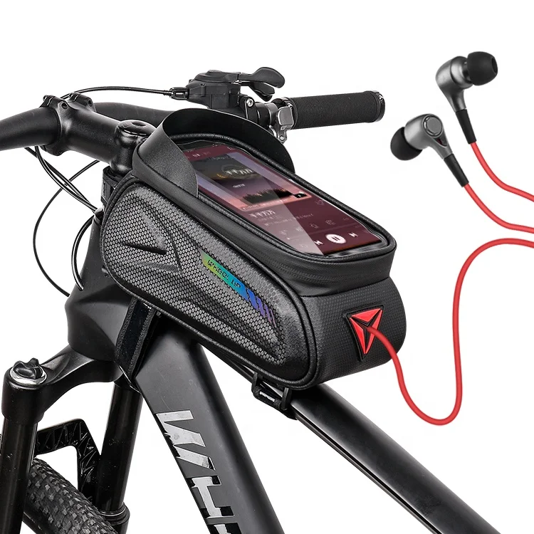 WHEEL UP Bike Phone Front Frame Waterproof Bicycle Phone Mount Bag Cycling Top Tube Frame Bag, Black/white & black/colorful
WHEEL UP Bike Phone Front Frame Waterproof Bicycle Phone Mount Bag Cycling Top Tube Frame Bag, Black/white & black/colorful