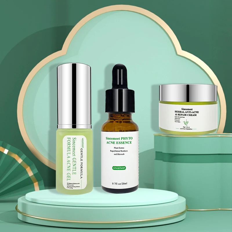 Sincemeet Organic Vegan Face Beauty Set Whitening acne cream remove Anti Acne treatment skincare set
Sincemeet Organic Vegan Face Beauty Set Whitening acne cream remove Anti Acne treatment skincare set