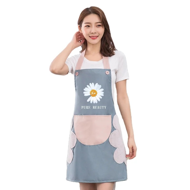 Home strap apron kitchen waterproof oil proof women's fashion skirt Korean version of work lovely smock adults
Home strap apron kitchen waterproof oil proof women's fashion skirt Korean version of work lovely smock adults