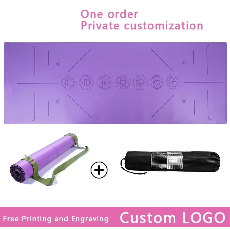 Natural Rubber PU Non-slip Gym Fitness Mats Tasteless Widened Pilates Customized Gymnastics Sport Mat Free Yoga Bag, 12 colors for option
Natural Rubber PU Non-slip Gym Fitness Mats Tasteless Widened Pilates Customized Gymnastics Sport Mat Free Yoga Bag, 12 colors for option
