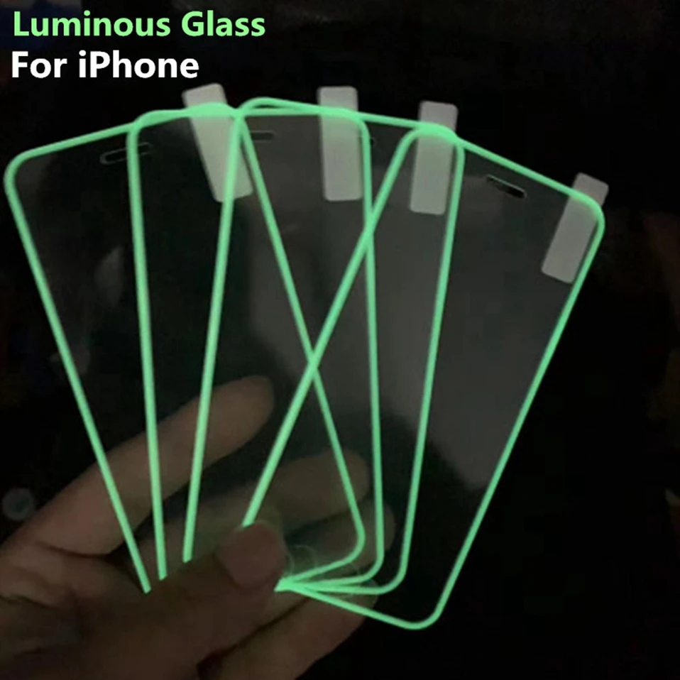 Luminous Protective Glass for iphone X XS 13 12 11 Pro Max XR Screen Protector on iphone 6S 7 8 plus neon Glowing Tempered Glass, Black
Luminous Protective Glass for iphone X XS 13 12 11 Pro Max XR Screen Protector on iphone 6S 7 8 plus neon Glowing Tempered Glass, Black