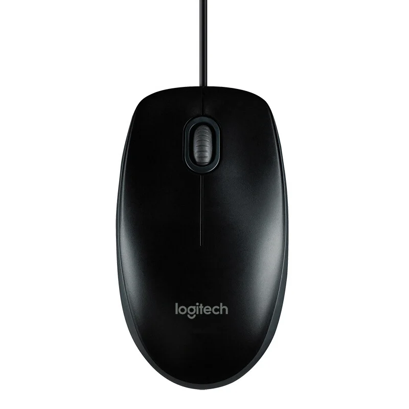 

Original Logitech M100R Usb Computer Wired Optical Computer Mouse For Home Office Use, Black