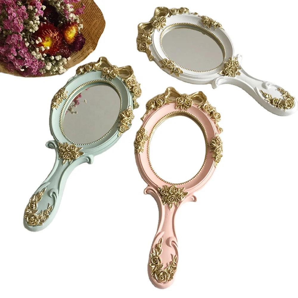 1Pc Rectangle Hand Hold Cosmetic With Handle Makeup Mirror Cute Creative Wooden Vintage Hand Mirrors Makeup Vanity Mirror, Picture
1Pc Rectangle Hand Hold Cosmetic With Handle Makeup Mirror Cute Creative Wooden Vintage Hand Mirrors Makeup Vanity Mirror, Picture
