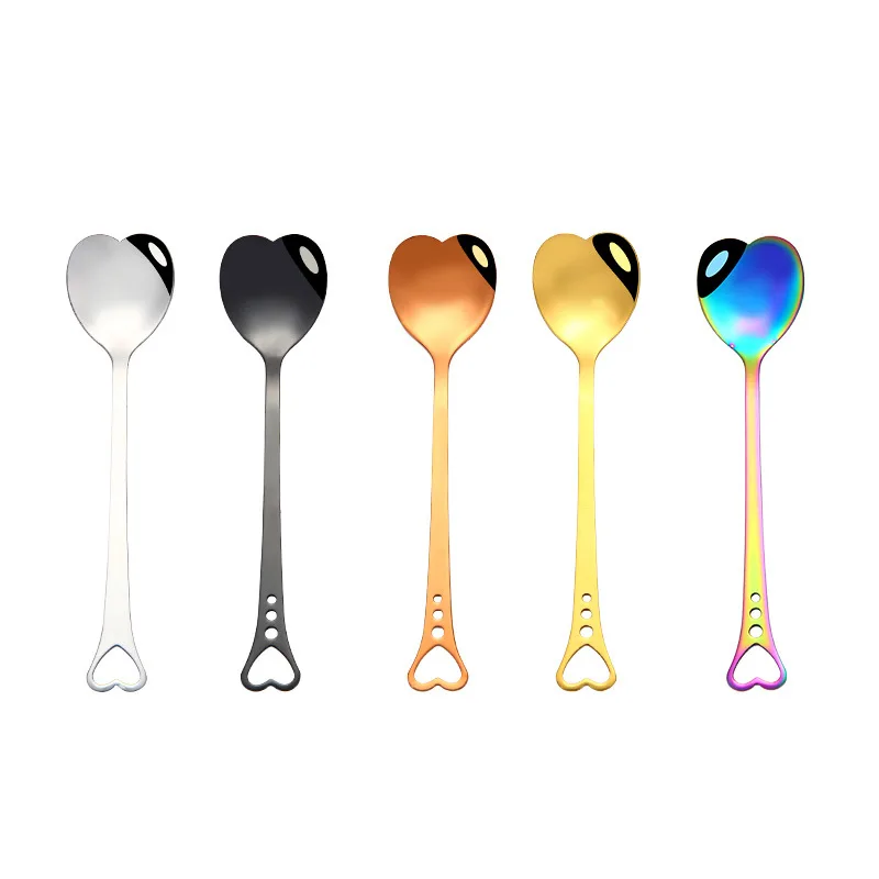 18/0 Titanium Plating Stainless steel Coffee Heart shaped Spoon gold For Wedding Gift, Silver/gold/rose gold/black/rainbow
18/0 Titanium Plating Stainless steel Coffee Heart shaped Spoon gold For Wedding Gift, Silver/gold/rose gold/black/rainbow
