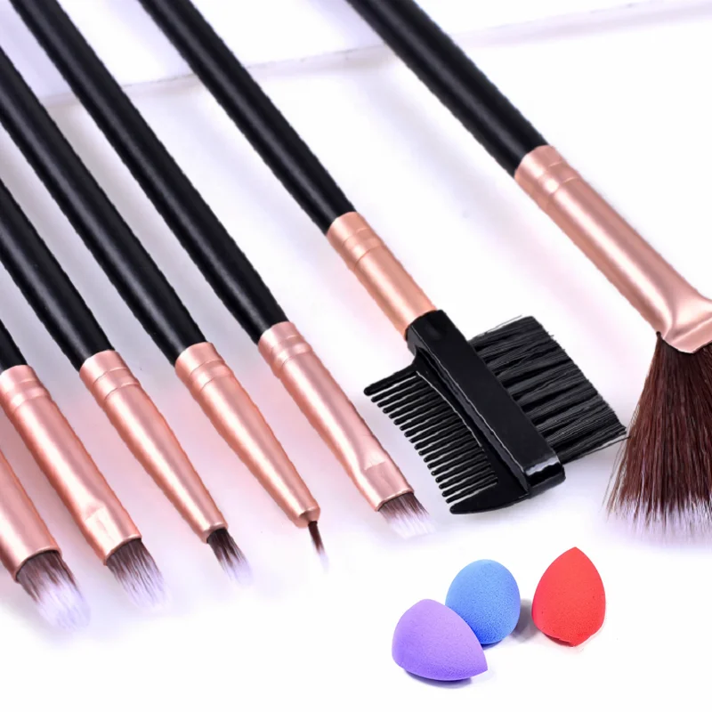 Amazon 16PCs Makeup Brushes Set with 4PCs Sponge Synthetic Foundation Brushes Blending Face Powder Eye Shadows Make Up Brush Set, Rose gold 
Amazon 16PCs Makeup Brushes Set with 4PCs Sponge Synthetic Foundation Brushes Blending Face Powder Eye Shadows Make Up Brush Set, Rose gold