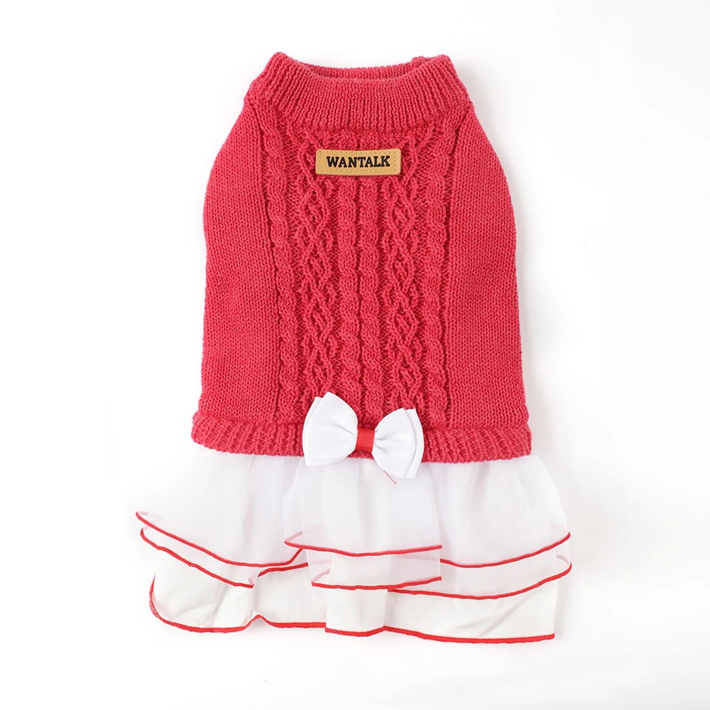 Wholesale Pet Beige Color Cable Pattern Dog Dresses Pet Clothes With Skirt For Pet Outdoor
Wholesale Pet Beige Color Cable Pattern Dog Dresses Pet Clothes With Skirt For Pet Outdoor