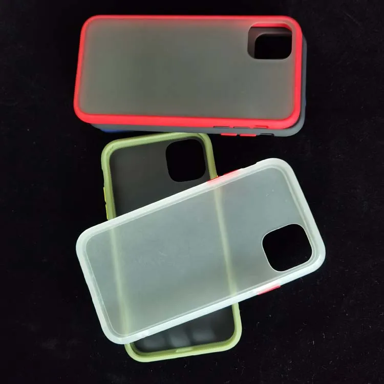 Big Camera Hole Mixed Color Frosted Translucent Matte PC Hard Back TPU Bumper Phone Cover Case For Iphone 11 Pro 5.8
Big Camera Hole Mixed Color Frosted Translucent Matte PC Hard Back TPU Bumper Phone Cover Case For Iphone 11 Pro 5.8
