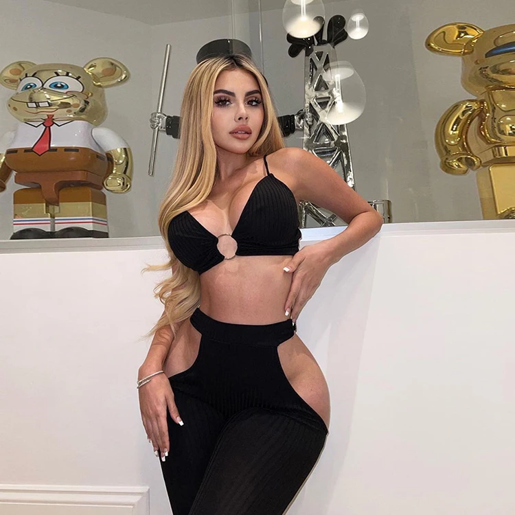 Lady Apparel Women Sexy Fashion Pants Set Attractive Black Hollow Out Bra And Pant Set -ZR
Lady Apparel Women Sexy Fashion Pants Set Attractive Black Hollow Out Bra And Pant Set -ZR