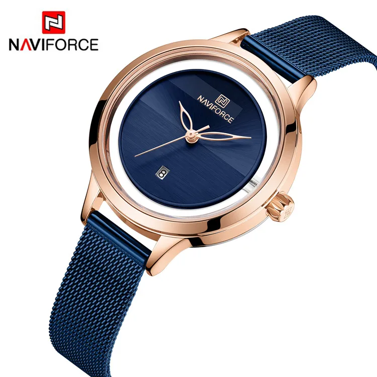 Naviforce 5014 Women Dress Watches Luxury Brand Ladies Quartz Watch Stainless Steel Mesh Band Casual Bracelet Wristwatch reloj
Naviforce 5014 Women Dress Watches Luxury Brand Ladies Quartz Watch Stainless Steel Mesh Band Casual Bracelet Wristwatch reloj