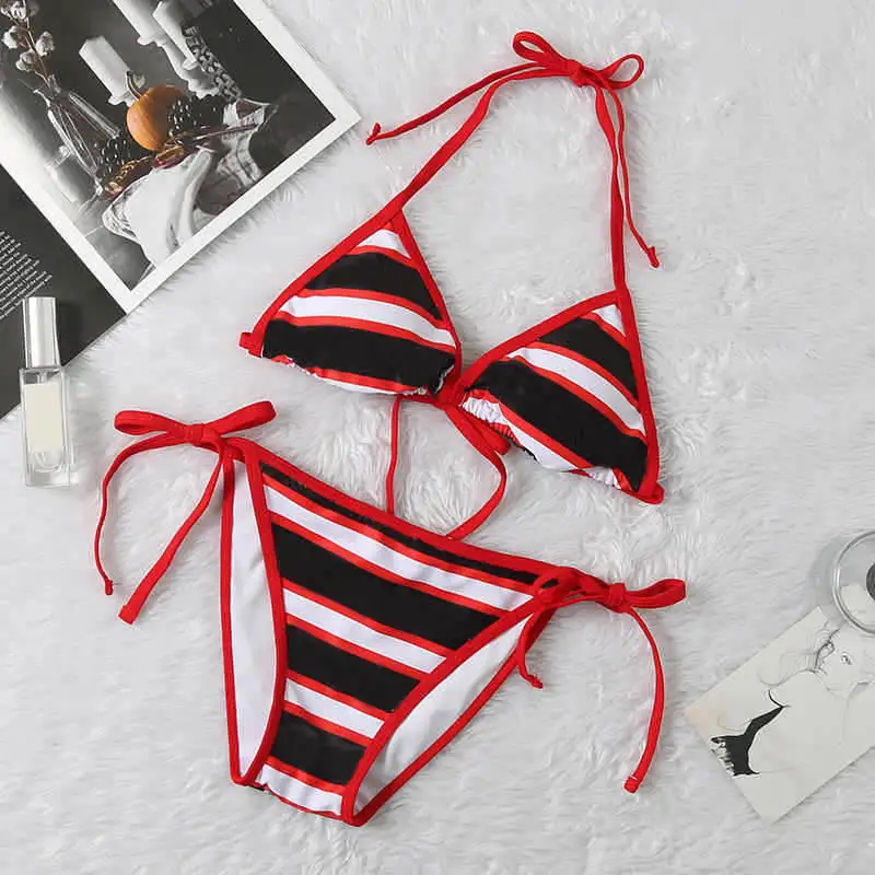 Hot Sell Designer Letter Print Sexy Bikini Set Ladies Swimwear Backless Women Swimsuit
Hot Sell Designer Letter Print Sexy Bikini Set Ladies Swimwear Backless Women Swimsuit