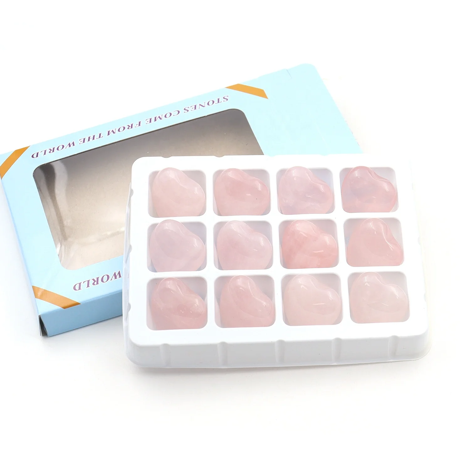 Wholesale Natural Crystal Heart Gemstone Mineral Collection Stone Healing Crystal Rose Quartz Valentine Heart Decoration
Wholesale Natural Crystal Heart Gemstone Mineral Collection Stone Healing Crystal Rose Quartz Valentine Heart Decoration