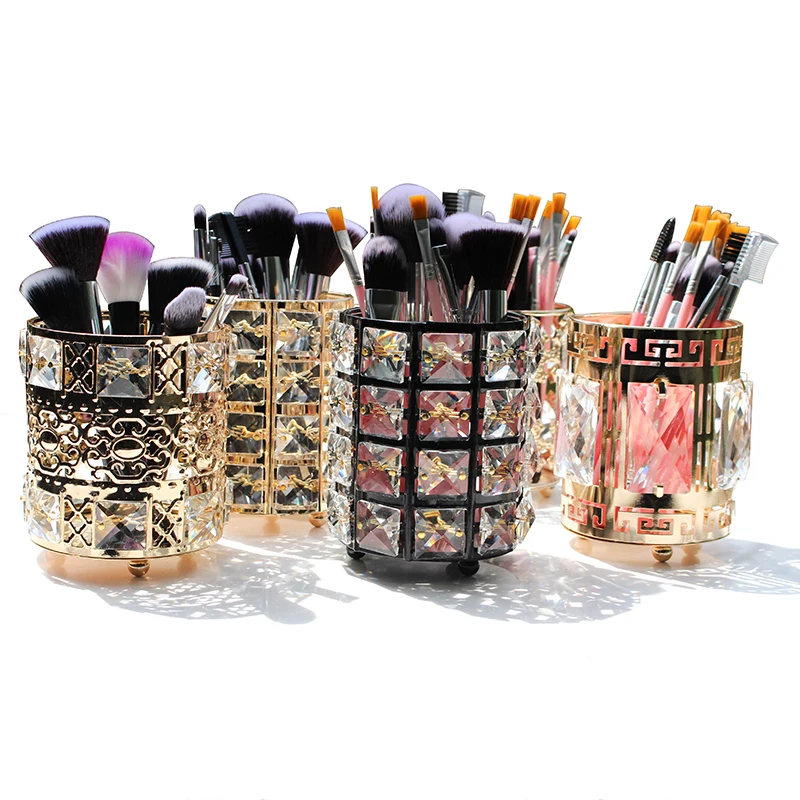 High Quality Metal Makeup Brush Storage Tube Eyebrow Pencil Makeup Organizer Bead Crystal Jewelry Storage Box
High Quality Metal Makeup Brush Storage Tube Eyebrow Pencil Makeup Organizer Bead Crystal Jewelry Storage Box