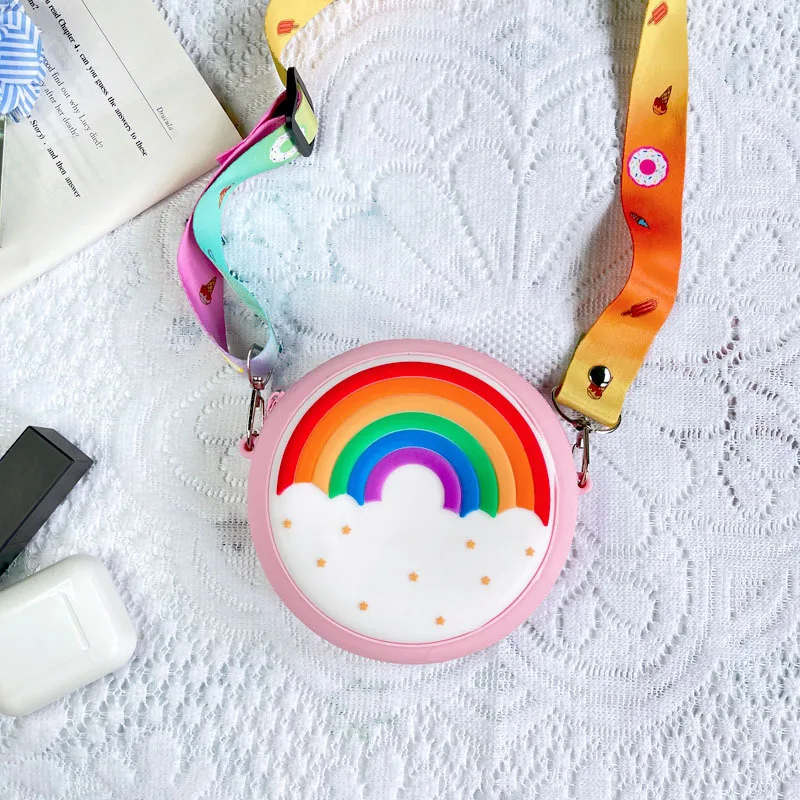 Donut Round Crossbody Bag Kid Toddler Girl Children Shoulder Handbag Adjustable Strap Holiday Travel Rainbow cute coin purse
Donut Round Crossbody Bag Kid Toddler Girl Children Shoulder Handbag Adjustable Strap Holiday Travel Rainbow cute coin purse