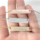 Children's Personalized Necklace Pendant Wholesale Jewelry Vendors 925 Sterling Silver Lettering Creative Custom