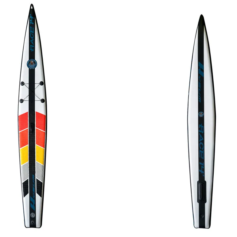 September Promotion Race board Environmental-friendly Material Inflatable Surfboards, Customized color
September Promotion Race board Environmental-friendly Material Inflatable Surfboards, Customized color