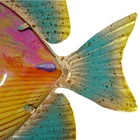 Metal Metal Fish Wall Art Liffy Metal With Glass 14 Inch Colorful Fish Wall Art Decoration