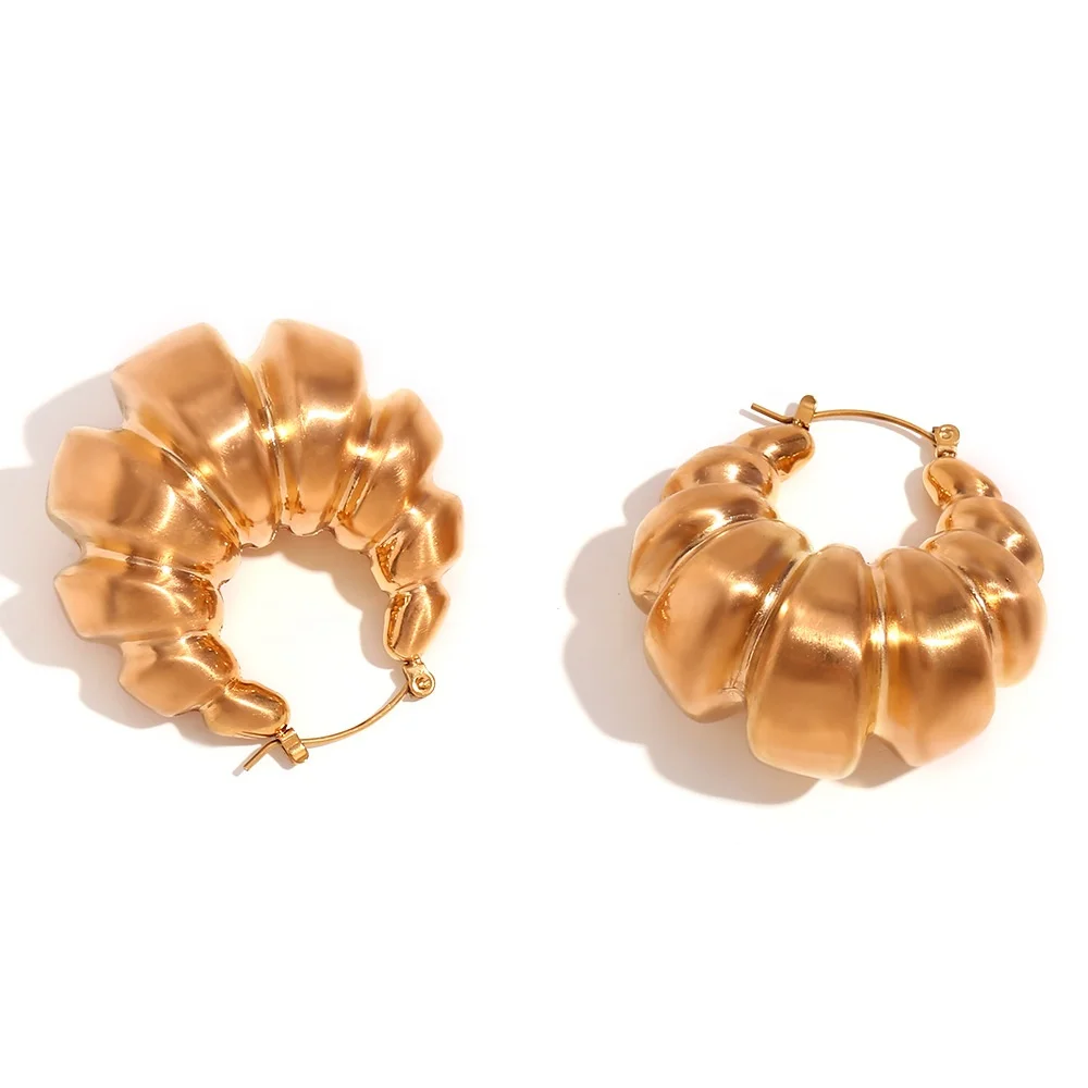 Quality Fashion Gift Party 18K Gold Plated Hypoallergenic Stainless Steel Jewelry Classic Non Tarnish Heavy Hoop Earrings
Quality Fashion Gift Party 18K Gold Plated Hypoallergenic Stainless Steel Jewelry Classic Non Tarnish Heavy Hoop Earrings