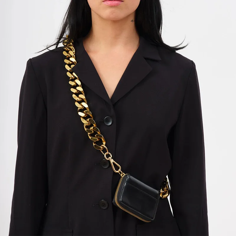 2021 Korean Crossbody Coin Purse Chest Pack Strap Thick Metal Chain Luxury Women Shoulder Mini Bags
2021 Korean Crossbody Coin Purse Chest Pack Strap Thick Metal Chain Luxury Women Shoulder Mini Bags