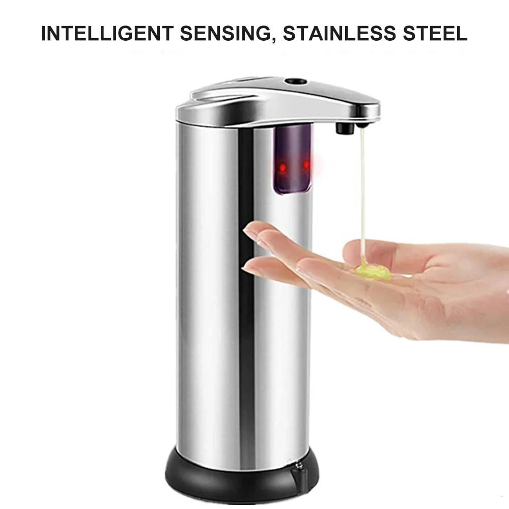 Stainless Steel Automatic Liquid Soap Smart Sensor 250ML Hand Wash Sanitizer Dispenser Kitchen Bathroom
Stainless Steel Automatic Liquid Soap Smart Sensor 250ML Hand Wash Sanitizer Dispenser Kitchen Bathroom