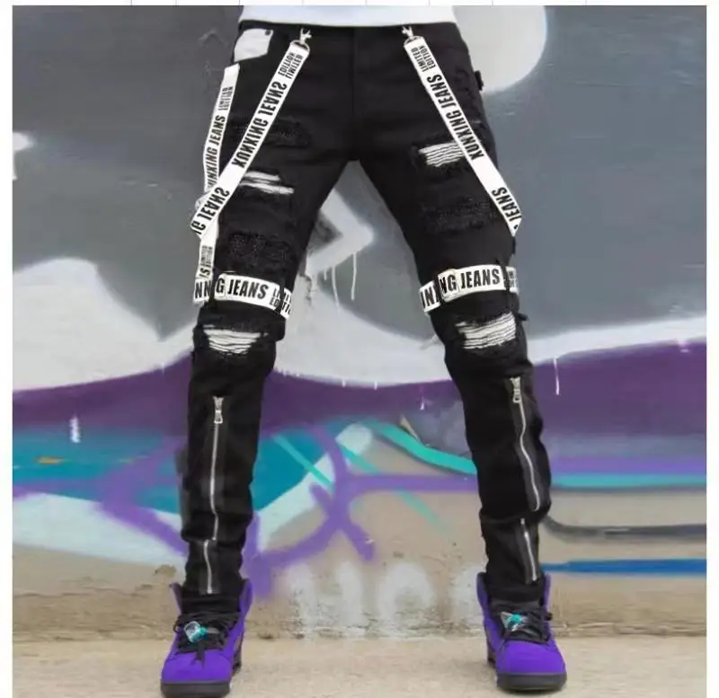 AIPA 2022 New Men's Fashion New Ribbon Jeans Ripped Ankle-tied Zipper Slim Fit Men's Fashion Mens Jeans Denim, Customized color
AIPA 2022 New Men's Fashion New Ribbon Jeans Ripped Ankle-tied Zipper Slim Fit Men's Fashion Mens Jeans Denim, Customized color