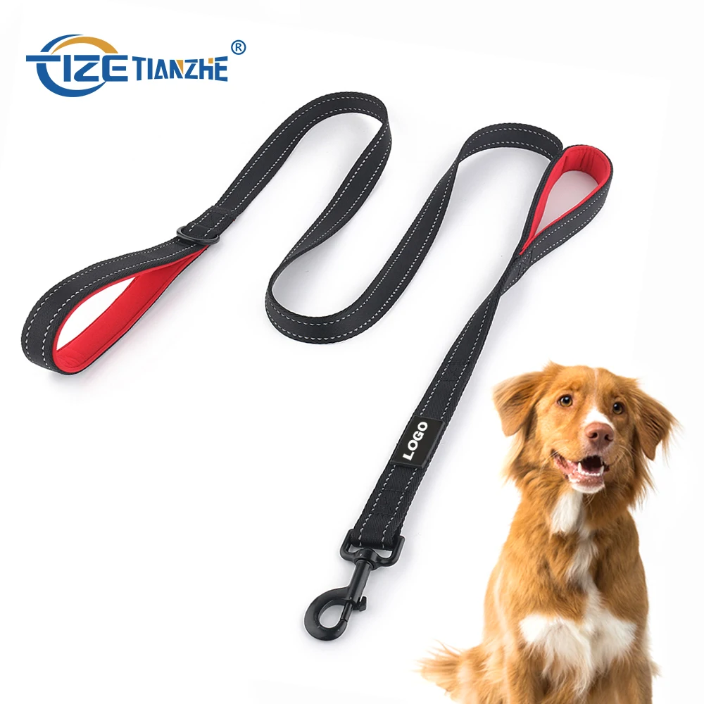 TIZE Heavy Duty Traffic Padded Double Handles Training Lead Dog Leash 
TIZE Heavy Duty Traffic Padded Double Handles Training Lead Dog Leash