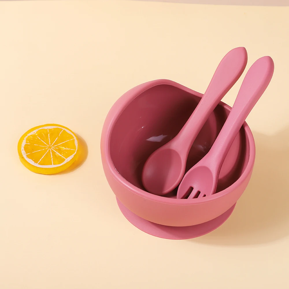Portable Kids Toddler Baby Silicone Feeding Suction Bowl with Wood Silicone Spoon, Blue, pink, light green, customized
Portable Kids Toddler Baby Silicone Feeding Suction Bowl with Wood Silicone Spoon, Blue, pink, light green, customized