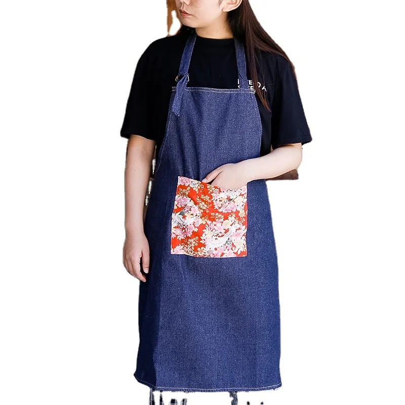 High Quality Denim Cotton Work Tools Stylish Denim Apron Jeans Cooking Aprons For Women
High Quality Denim Cotton Work Tools Stylish Denim Apron Jeans Cooking Aprons For Women