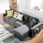 modern sectional l shape corner sofa reclining sofa