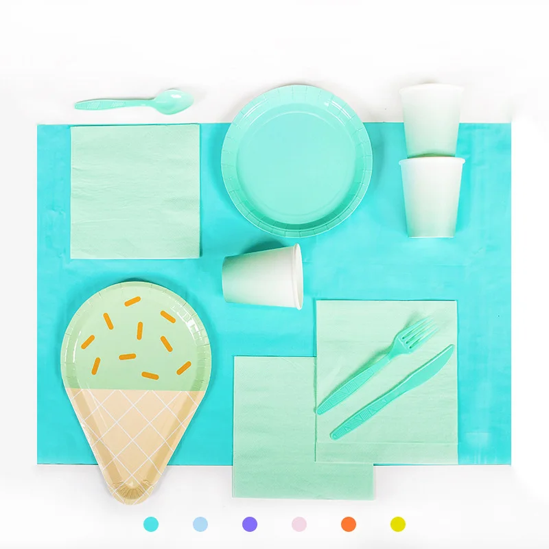 Wholesale Ice Cream Shaped Paper Tableware Custom Disposable Paper Plates For Party Decoration, Picture
Wholesale Ice Cream Shaped Paper Tableware Custom Disposable Paper Plates For Party Decoration, Picture